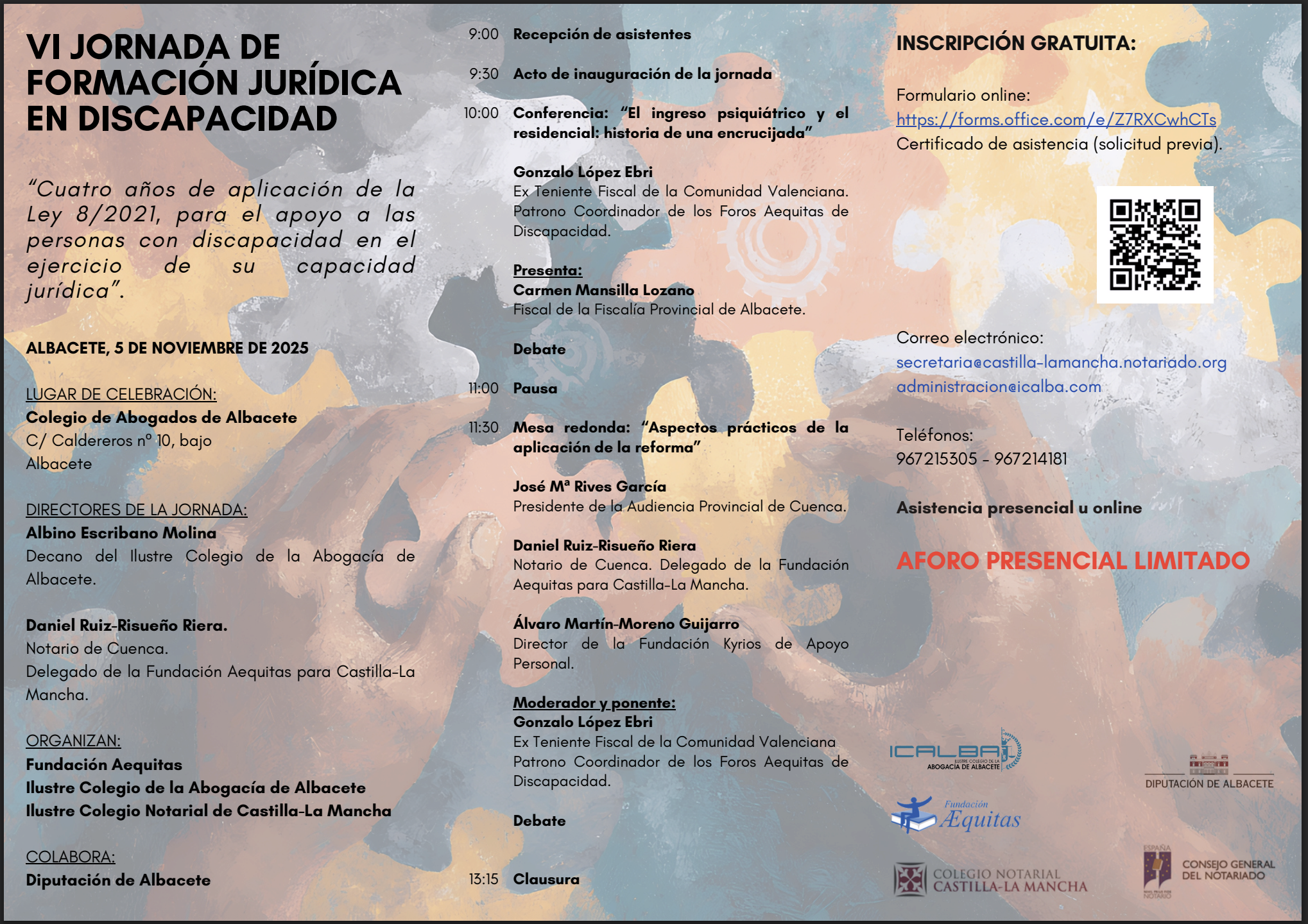 Jornada de formación jurídica en discapacidad 5 de noviembre